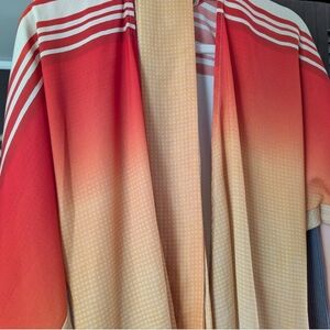 *ISO* Alexis Dotted Strip Wide Leg Pant, RED